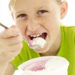 ice cream - eating ice cream to release stress 