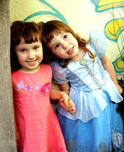 Two Little Girls at Disneyland - If you really want to enjoy life just look into the eyes of two little girls at Disneyland. It was the best day ever. That is true happiness and joy. Makes me feel like a kid again myself. I personally can't wait to go back to Disneyland with my daughter.