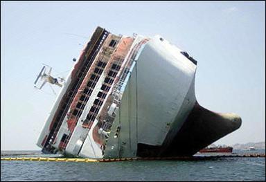 ship falling - end of world??dont think so