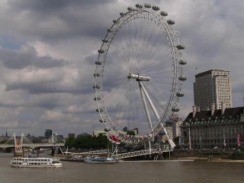 The London Eye - I think this is a great picture that i can even use as a desktop image :D  This picture is from my trip this summer in London, England.