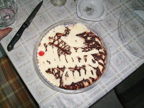 Ice Cream BirthDay cake - We bought this for our father this October on his birthday.