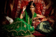 Indian Beauty - This is the image of the indian beauty with her beautiful traditional dress saree and traditional jewellery