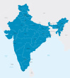 India - This is the map of india