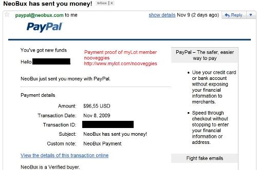 Payment Proof - This site paid me again! To see how much I've actually earned, see my profile page :)