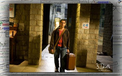 3 idiots - a bollywood movie wallpaper starring aamir khan