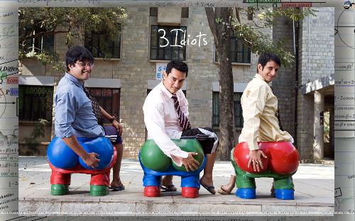 3 idiots - a bollywood movie wallpaper starring aamir khan