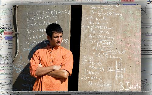 3 idiots - a bollywood movie wallpaper starring aamir khan