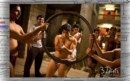 3 idiots - a bollywood movie wallpaper starring aamir khan