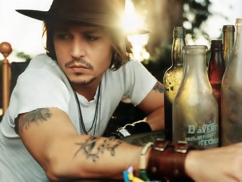 Johnny Depp? - he is so cute right? [: