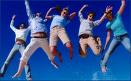 Jumping - Let's all have fun and jump for joy. If you woke up today, then it's a beautiful day.