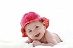 Baby in red hat - This is the image of the baby in red hat.