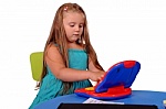 Girl with laptop - This is the image of the girl with laptop