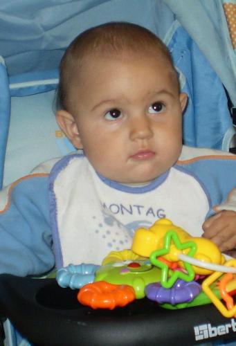 My Baby with fave toys - My son