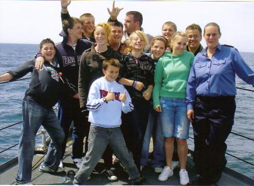 My Mates - Portland Sea Cadets! In Summer Holidays We Got To Go Out And Have Swimin Races Against The Other Sea Cadets And Had A Loada Fun !!