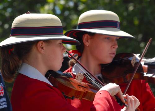 Music - A part of our life - Two musicians playing Violin