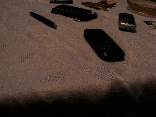 My cell phones - These are my three cell phones- 2 Nokia cell phones and a motorola!