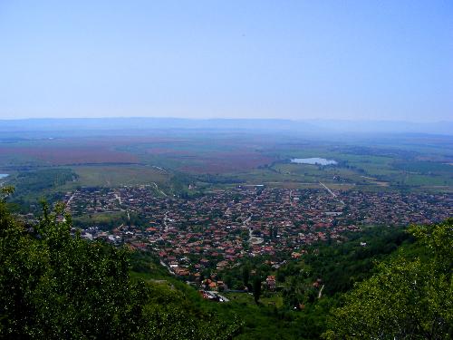 A view to Shumen city - This is a view to city of Shumen, there where I live now.