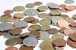 coins - This is the image of the scattered coins around the place.