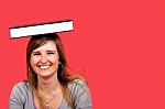 Women with book - This is the photo of the women with book