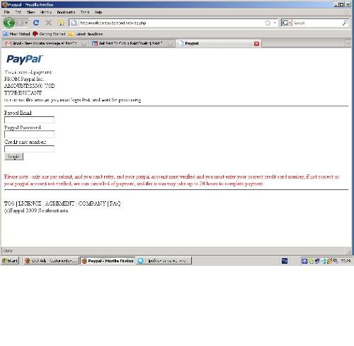 SCAM! Be aware!!!  - Be careful! I just got this in my e-mail! I think this is fraud and you should not give your PayPal account name, password and debit card number!!!