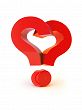 Question love - this is the photo of the question in the shape of the heart.