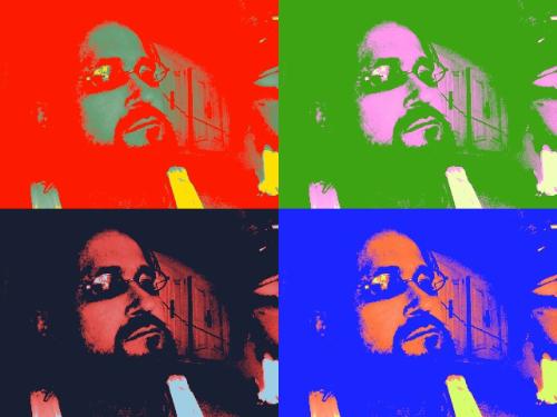 Capt. Scrugs - This is my Jackie Warhol photo of my alter ego, Capt. Scrugs.