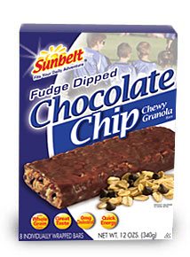 Sunbelt Granola Bars - The best snack ever...Fudge dipped chocolate chip granola bars