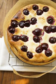 Cherry Cake - This is the picture of the freshly baked cherry cake on cake rack