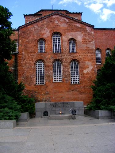The 'Sveta Sofia' church - The church is about 300 meters from the cathedral and it's also known as one of the most visited churches in Bulgaria. 'Sveta Sofia' means 'St. Sofia'. The church was built on the foundations of several old churches from the Roman town of Serdica.