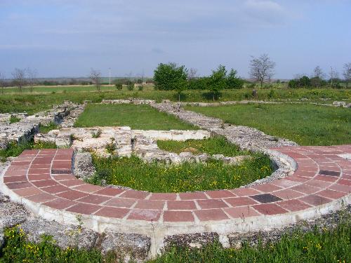 Church Foundations in Pliska - The foundations were discovered about 30 years ago.