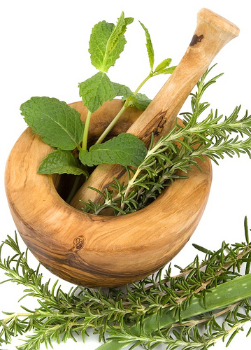 fresh herbs - herbs for garlic bread?