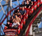 roller coaster - a roller coaster ride