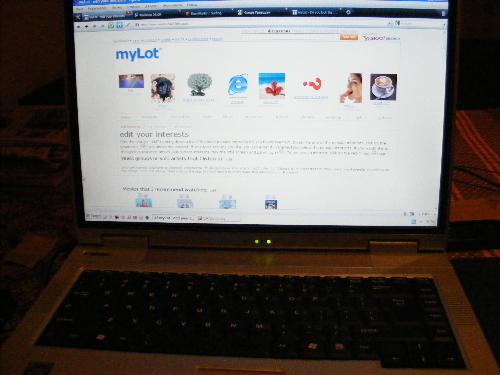 my old laptop - My old laptop about 2 years old. Now I must buy something better, but... :) It still works