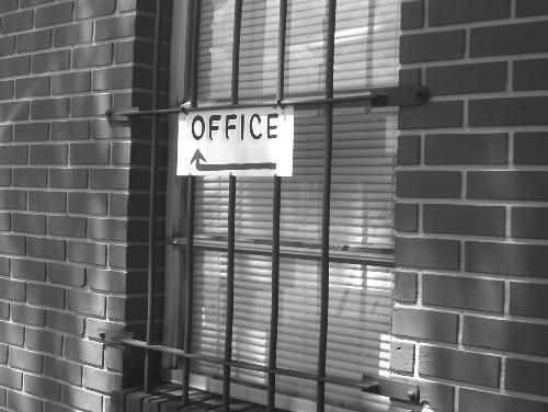 Ironic work - original photograph, irony of a 9-5