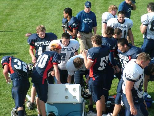 football team - It's their idea of fun