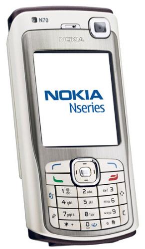 nokia N70 - Nokia N70; 3G phone with 2 Mega pixel camera