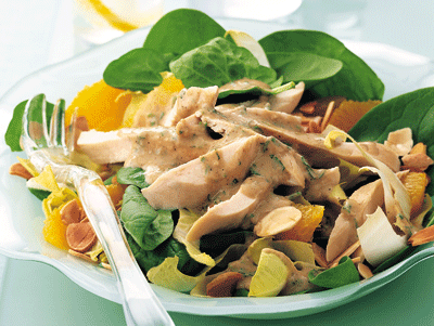 Chicken Salad2 - This is the photo of the chicken salad.This a type of the chicken salad which is called as tarragon chicken salad.