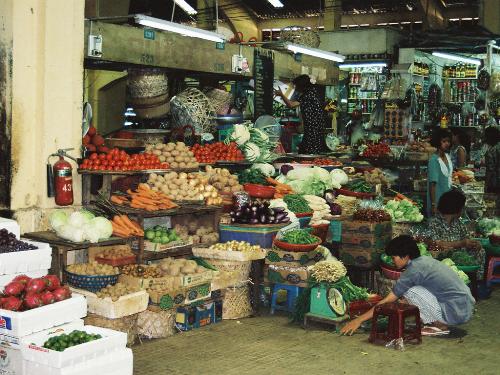 Market in Vietnam - So looks the market in Vietnam. You can find everything you want and on advantageous prices.