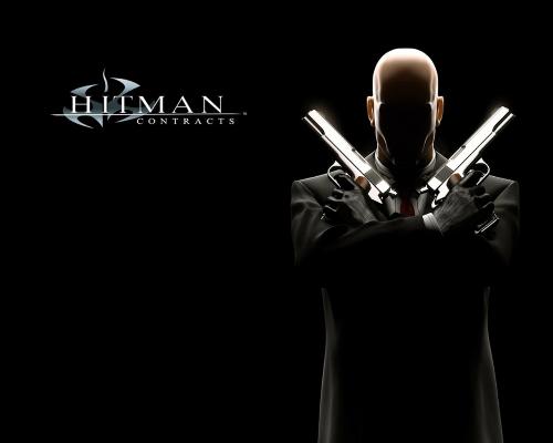 hitman with guns - hitman posing with his guns