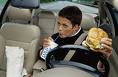 Do you eat and drive? - Having something to eat in the car.