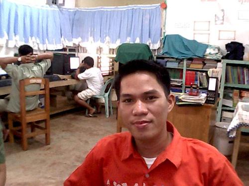 pedz pic - this picture was taken during my vacant period in our shool. This is me; a math teacher.