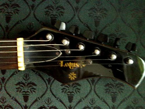 edge  - Black edge of the V-Guitar