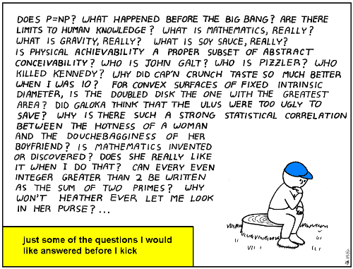 A lot of Questions - There are a lot of questions in our mind. But sometimes there's no answer at all..