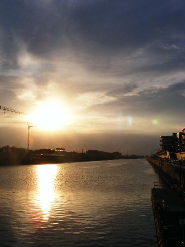 sunset - Sunset in Bremen