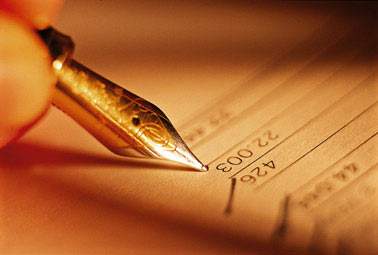a pen -  a learner need a pen for writing except for his brain