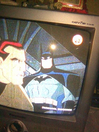An episode of Justice League - A scene of Batman