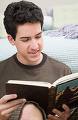 reading7 - this is the photo of the guy who is reading very interestingly