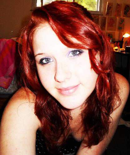 Its me! - This is me randomly with my super bright red hair! You like?