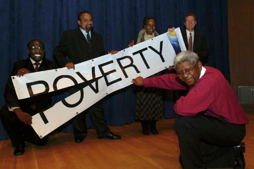poverty - Poverty has been a perennial problem, which means that all people should offer a dint for the society to deal with the poverty.