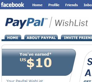 http://apps.facebook.com/paypalwishlist/?ppref=7 - . Please use my referral link:  . Its at the top of this page . Enjoy!!!